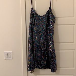 DKNY sequin mini dress